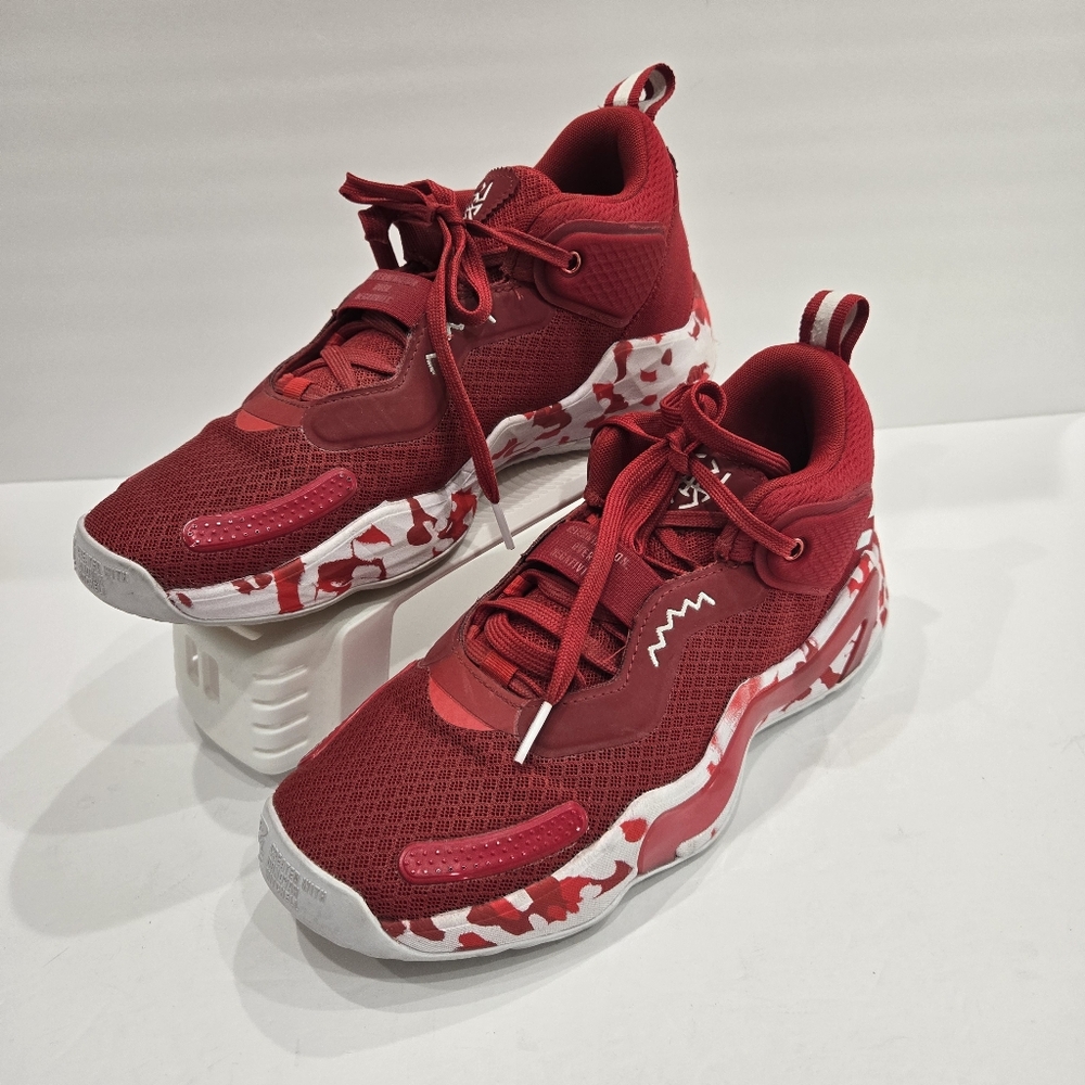 Adidas Men's D.O.N Issue #3 Basketball Sneakers Team Power Red Size 8.5